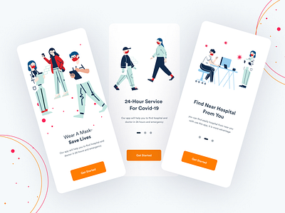 Covid-19 Onboarding UI Design