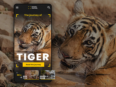 wildlife journey - mobile web