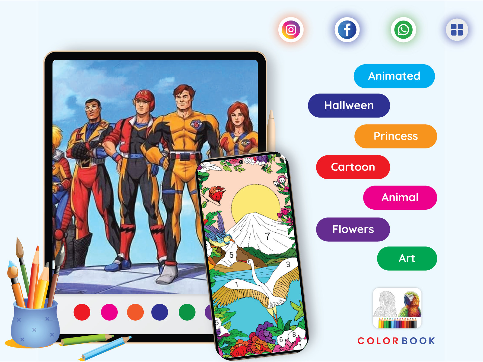 Color Book App by Ankit devganiya on Dribbble
