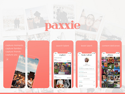 Paxxie App Development by BitCot app branding design ui ux web website