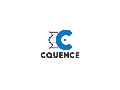 DNA cquence logo branding cquence creative design dna graphic design illustration logo typography vector