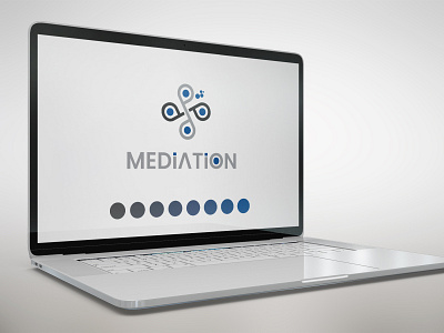 Abstract Mediation Icon logo branding creative design graphic design iconic illustration logo mediation mediation logo typography vector