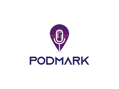 Location+Podmark Logo branding creative design graphic design illustration location locationpodmark logo logo podmark typography vector