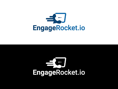 Rocket Chat Logo branding chat creative design engage rocket graphic design illustration logo rocket rocketchat logo typography vector