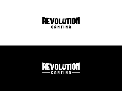 Revolution Logo branding creative design graphic design illustration logo resturant resturant textbased logo text based typography vector