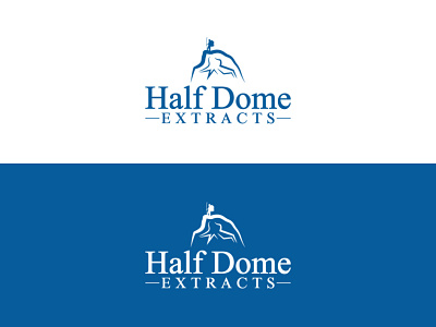 Half Dome Extracts branding creative design graphic design half dome half dome extracts illustration logo typography vector