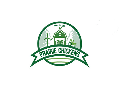 Prairie-Chickens. branding design graphic design icon illustration logo prairie chickens. typography vector