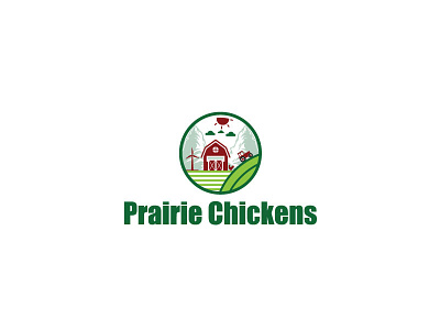 Prairie-Chickens. branding design graphic design icon illustration logo prairie chickens. typography vector