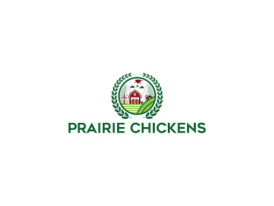 Prairie-Chickens. branding design graphic design icon illustration logo prairie chickens. typography vector