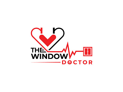 the-Window-Doctor branding design graphic design icon illustration logo logo design the window doctor typography ui ux vector