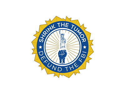 Shrink The Tumor - Defund the FBI branding design graphic design icon illustration logo logo design typography ui ux vector