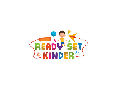 Ready Set Kinder branding design graphic design icon illustration logo logo design ready set kinder typography ui ux vector
