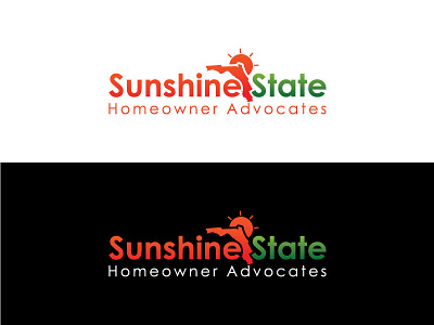 Sunshine State Homeowner Advocates branding design graphic design icon illustration logo logo design typography ui ux vector