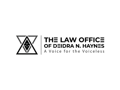 The Law Office of Deidra N. Haynes branding design graphic design icon illustration logo logo design typography ui ux vector