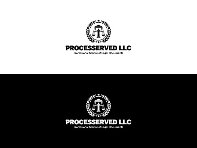 ProcesServed,-LLC-Professional-Service-of-Legal-Documents branding design graphic design icon illustration logo logo design typography ui ux vector