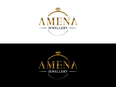 Amena Jewellery amena jewellery branding design graphic design icon illustration logo logo design typography ui ux vector