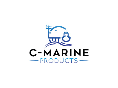 C-Marine-Products branding c marine products design graphic design icon illustration logo logo design typography ui ux vector