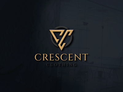 Crescent Clothing branding crescent clothing design graphic design icon illustration logo logo design typography ui ux vector