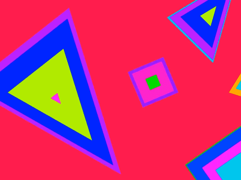 Colorful Triangle gif