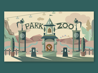 ZOO graphic design illustration vector