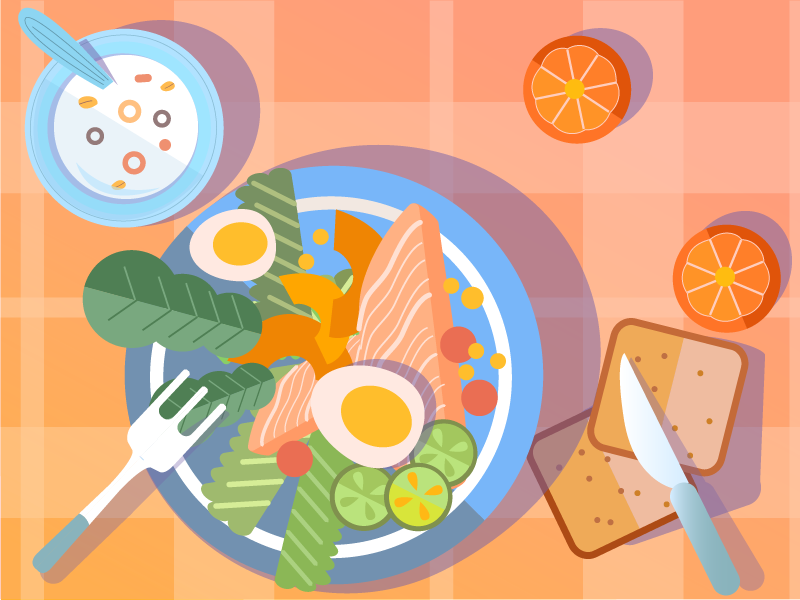 Breakfast by Chérie on Dribbble