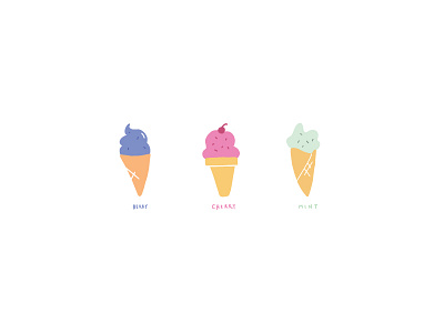Ice cream in January food ice cream illustration vector