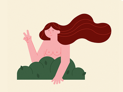 Free Spirit character design free spirit free the nipple geometric hippie illustration illustrator texture vector woman