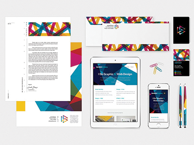 Personal Branding Package branding collatoral print stationary web design