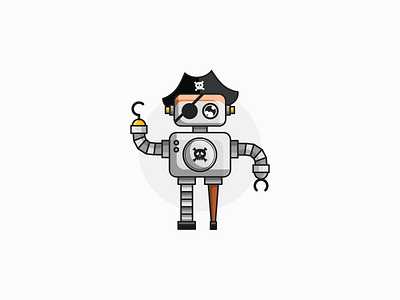 Robot Pirate illustration pirate robot robot pirate