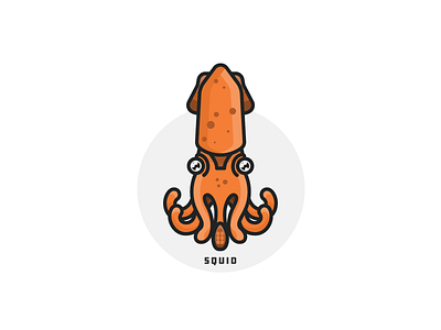 Squid animals giant illustration sea creature squid