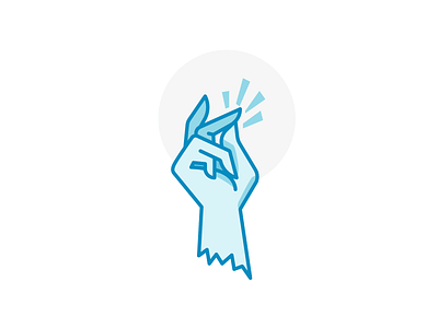 Oh Snap hand icon illustrator in a snap la mano quick snap