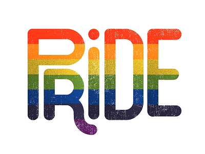 Type for Pride Month <3 custom typography price pride month rainbow typography