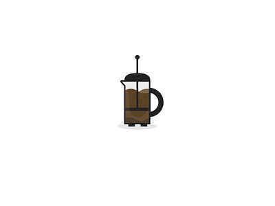 30-minute Design Challenge: Favorite Drink coffee design challenge french press illustration