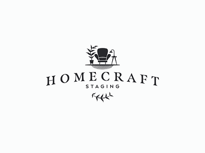 HomeCraft Staging logo, version 2