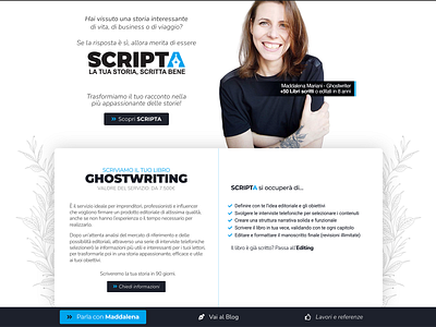 Scripta.bio landing page