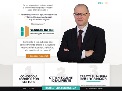 VendereInfissi.it landing page