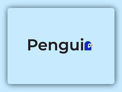 penguin logo animal branding creative design graphic design lo logo logo design logo designer modern logo n penguin vector