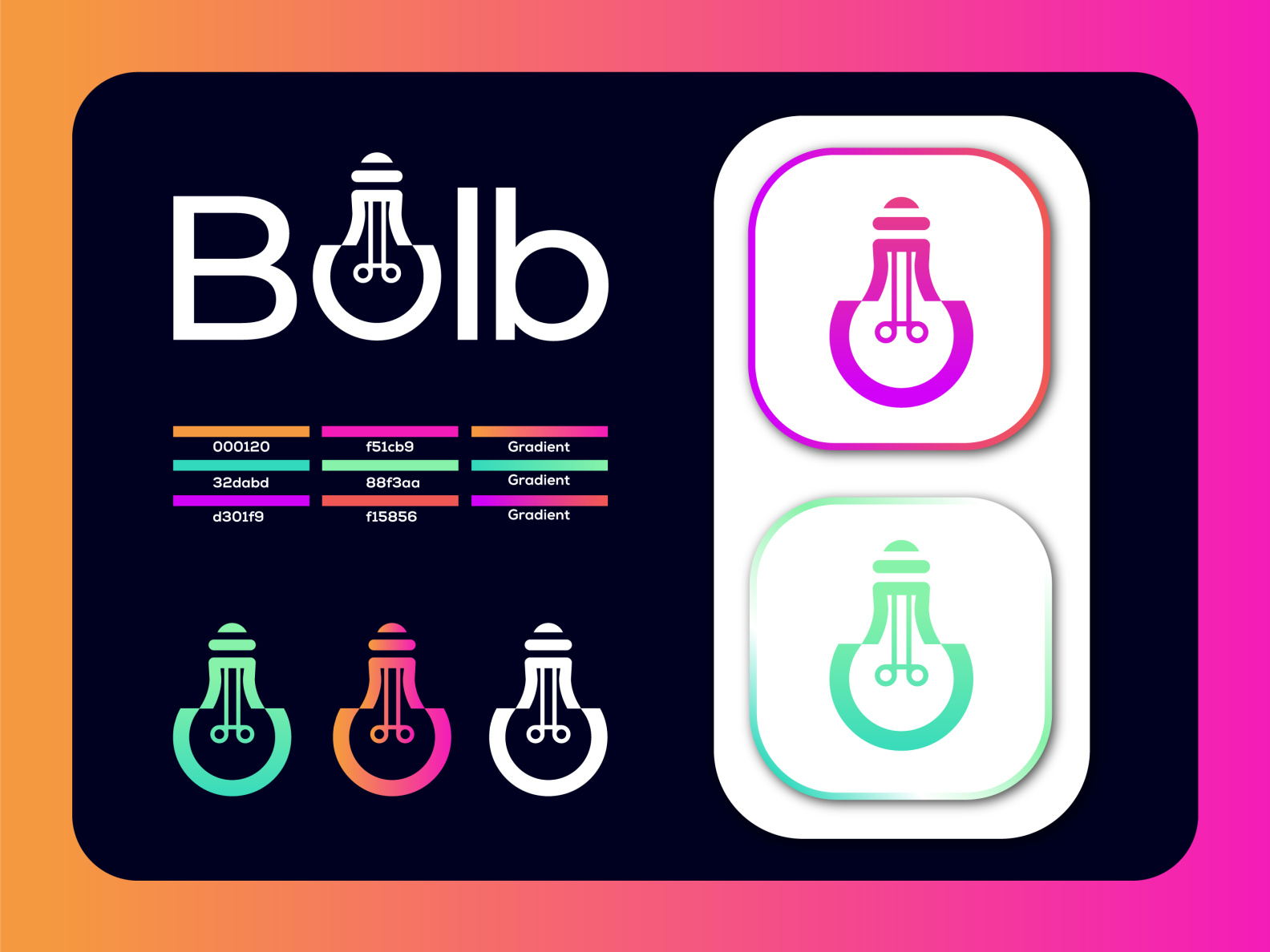 bulb logo by Md. Sohel Rana on Dribbble