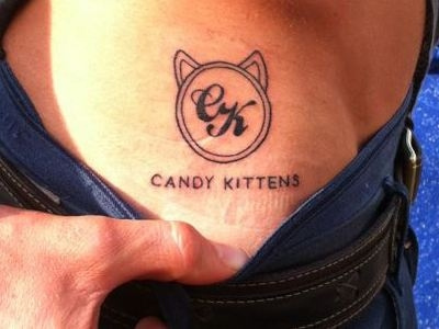 Candy Kittens Logo identity logo tattoo