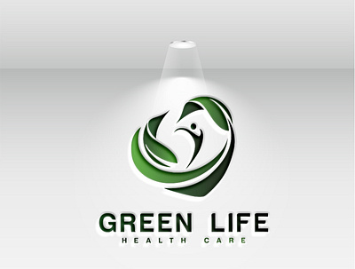 Green Life Health Care 3d animation branding graphic design green healthy hospital logo logo motion graphics ui