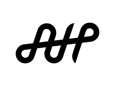 AH Monogram Logo a brand design graphic h identity logo logo mark monogram symbol typography