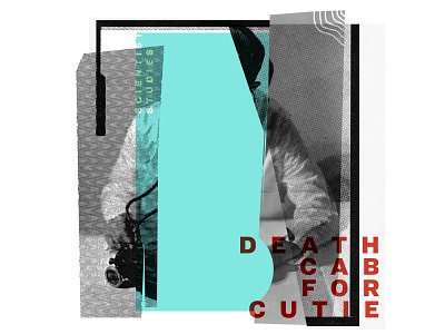 dcfc album cover design collage digital collage grunge texture typography