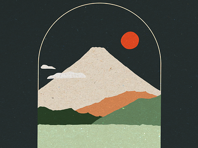 Illustration : Mount Fuji 🏔