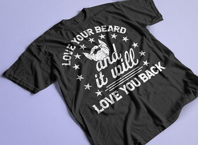 Love Your Beard T-shirt 3d animation best shirt branding design fashion graphic design illustration logo men fashion motion graphics shirt t shirt ui ux vector