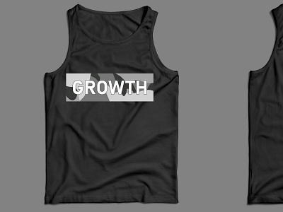 Growth t-shirt/tank designs 3d animation design fashion graphic design illustration logo motion graphics t shirt ui vector