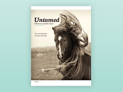 Untamed article article digital equine horse layout magazine photography publishing