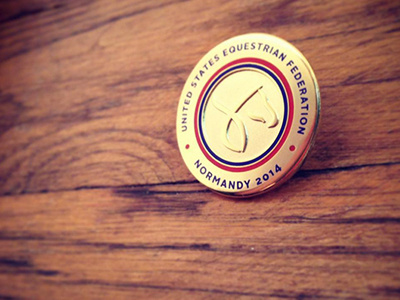 Normandy Pin design merchandise pin