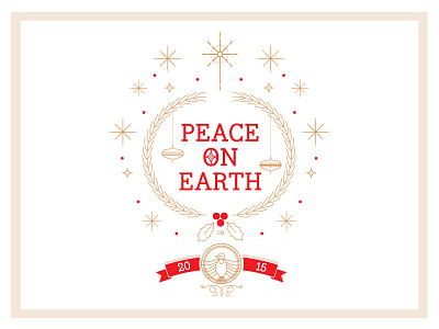 Christmas Card 2015 card design dove holiday christmas snow star vector winter