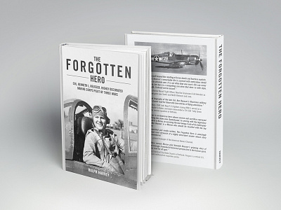 The Forgotten Hero book cover book layout design publishing