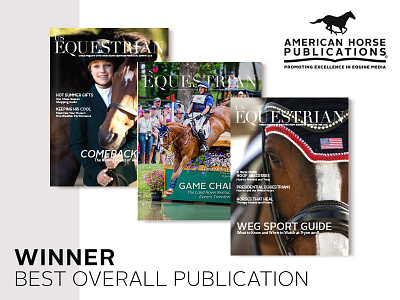 US Equestrian Magazine award editorial magazine
